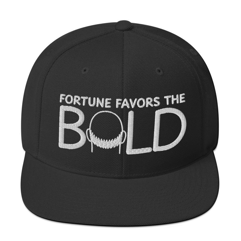 Crown Shade Snapback in black