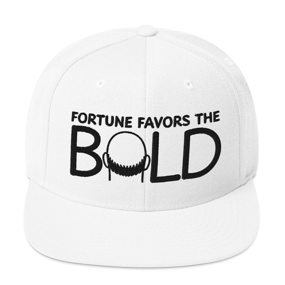 Crown Shade Snapback in white